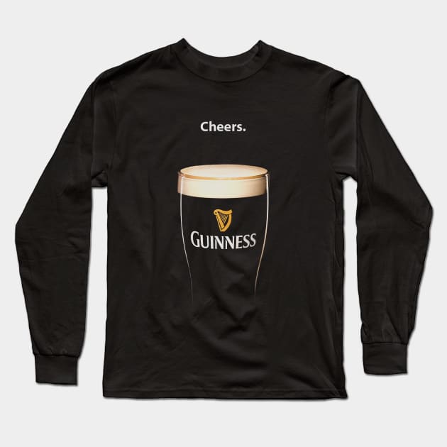 Cheers, Long Sleeve T-Shirt by Miguelittle Camilia